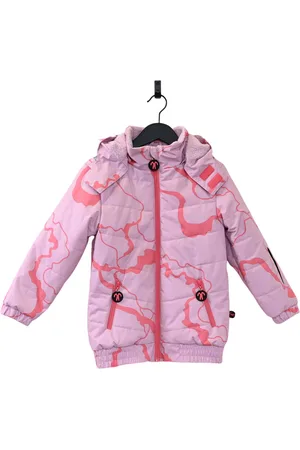 Ducksday Winterjas voor Meisje - Sherpa fleece - waterdicht - winddicht - gewatteerd - school - Skijas - - Roze