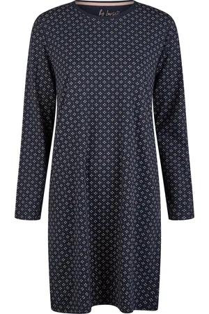 by Louise Essential Dames Nachthemd Lange Mouw AOP