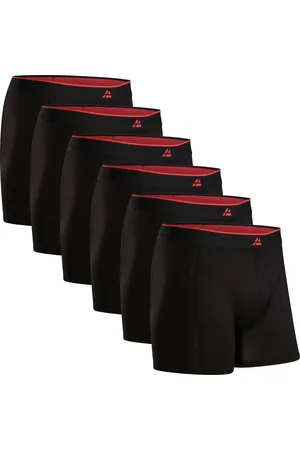 DANISH ENDURANCE Boxershorts Bamboe Viscose Heren Ondergoed - ultiem draagcomfort - 6 pack - Zwart