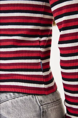 Garcia Meisjes T-shirt Rood Long mouw