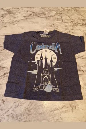 Disney T-shirt - - Fruit of the Loom - Cinderella - Blue - Mt 104