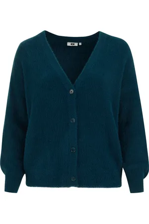 WE Fashion Dames gebreid vest - Curve