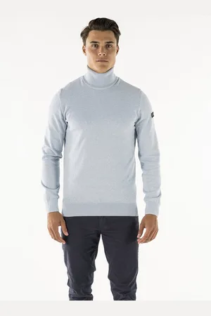 Presly & Sun Heren Trui Keith Turtle Neck Pullover - Blauw