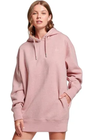Superdry Biologisch katoenen sweatjurk met geborduurd logo - Dames - Jurken