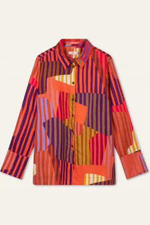 Oilily Bingo - Blouse - Lange Mouwen - Blouses - Met Manchetten - Dames - Regular Fit - - 38