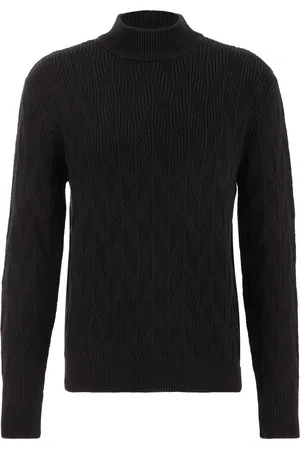 WE Fashion Heren kabeltrui