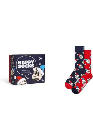 Happy Socks P001736 2-Pack Holiday Cat & Dog Gift Set - maat 36-40