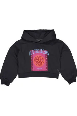 Quapi Meisjes hoodie - Black Raven
