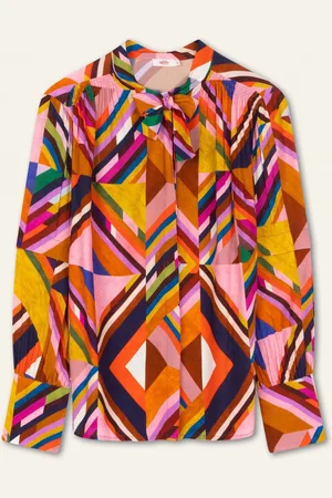 Oilily Bravoure Blouse - Lange Mouwen - Blouses - Striksluiting - Dames - Regular Fit - - 38