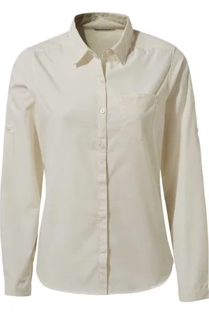 Craghoppers UV blouse voor vrouwen - Lange mouwen - Kiwi - - maat XL (44)