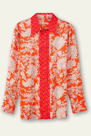 Oilily Bingo woven Blouse - Lange Mouwen - Blouses - Met Manchetten - Dames - Regular Fit - - 34