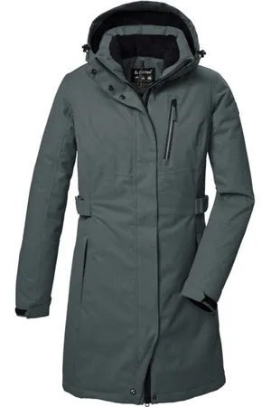 Killtec Winterjas Parka 41815 blue/grey melange functioneel 50