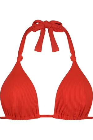 Beachlife Fiery Red triangel bikinitop