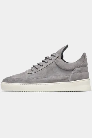 Filling pieces Low Top Suede Organic Grey
