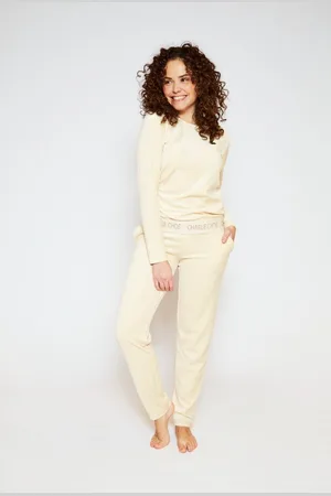 Charlie Choe Dames Homewear Set Velours Q53117-38 -M