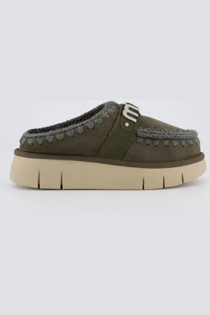 Mou Dames Bounce Clog Black Olive
