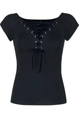 Hell Bunny Belladonna Top T-shirt S Dames