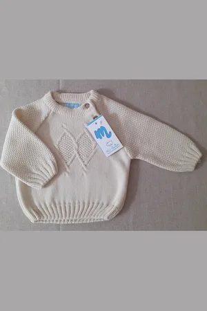 Mac Mac Iusion Gebreide Baby Pullover/ trui | 9502X | /beige | 1 Maand | maat 56