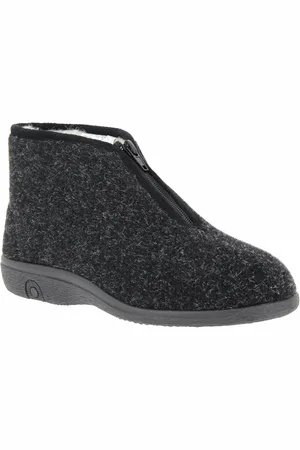 Florett Pantoffels - met rits - maat 37 - 100% scheerwol voering