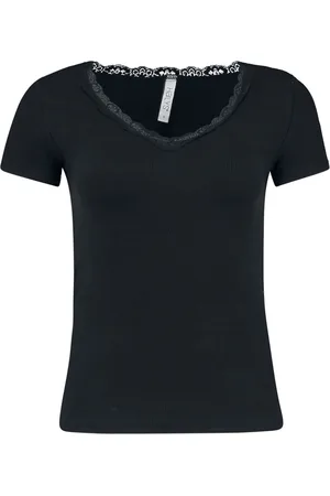 Hailys Mariella T-shirt L Viscose Dames - Basics, Casual wear, Street wear