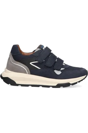 Braqeez 424972-420 Jongens Lage Sneakers - - Leer - Klittenband