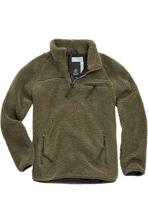 Brandit Teddy Fleece Troyer Sweatshirts S - Polyester - Basics