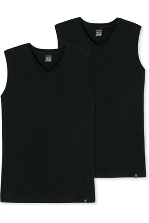 Schiesser Heren tanktop 2 pack Long Life Cotton