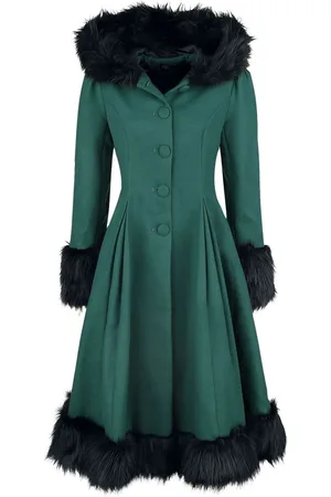 Hell Bunny Elvira Coat Lange jassen S Dames