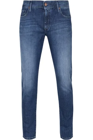 Alberto Slim Organic Denim Dark Blue