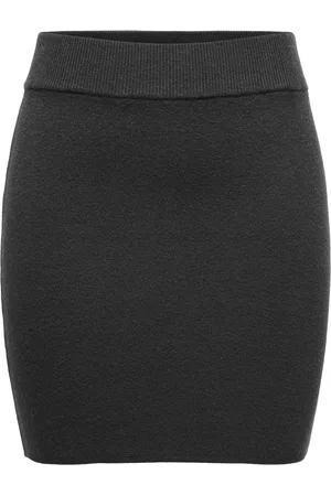 JDY Jacqueline de Yong Rok mila Life Short Skirt Knt 15330578 Phantom/melange Dames