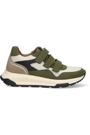 Braqeez 424972-469 Jongens Lage Sneakers - - Leer - Klittenband