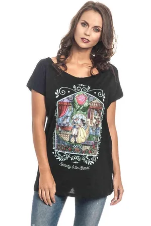 Disney Beauty & The Beast Dames Tshirt -3XL- Window