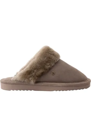 Warmbat Paruna Pantoffel - Dames wollen pantoffel - Moss