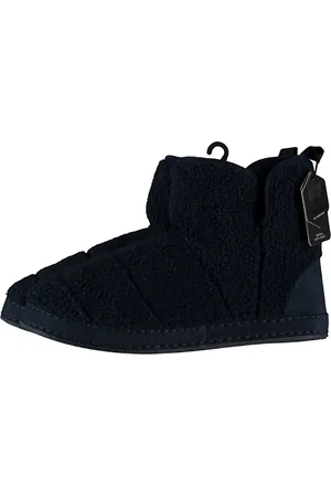 Apollo Homeboot Teddy Wool Heren Pantoffel - Heren wollen pantoffel - NAVY