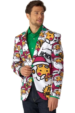 OppoSuits Cool Claus - Heren Colbert - Kerstblazer - Kerstman - Kerst