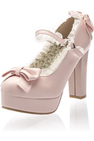 Belsira Mary Jane Pumps Hoge Hakken lichtroze EU37 Polyurethaan