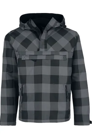 Brandit Windbreaker Classic Windbreaker zwart-grijs S Polyester Heren - Basics