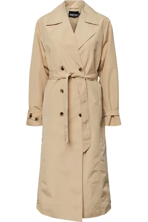 Pieces® PCTAYA LS TRENCHCOAT Dames Trenchcoat