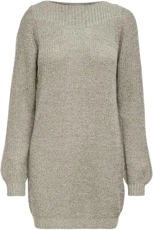 JDY WHITNEY MEGAN L/S BOAT DRESS KNT NOOS Dames Jurk