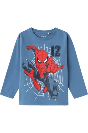 NAME IT NMMJARIS SPIDERMAN LS TOP MAR Jongens Top
