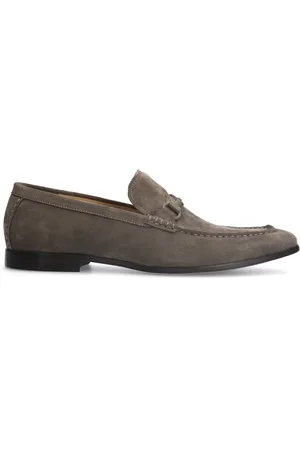 Manfield Heren - Bruine suède loafers