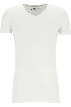 Ten Cate Heren Bamboe T-shirt V-hals - XL - Wit