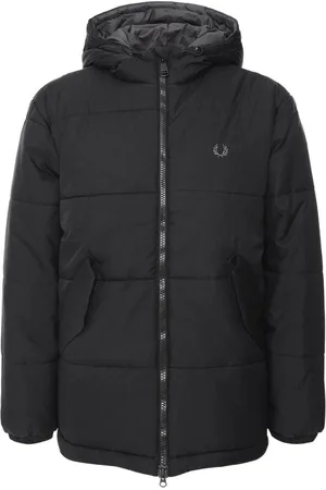 Fred Perry Gewatteerd jack met capuchon maat M