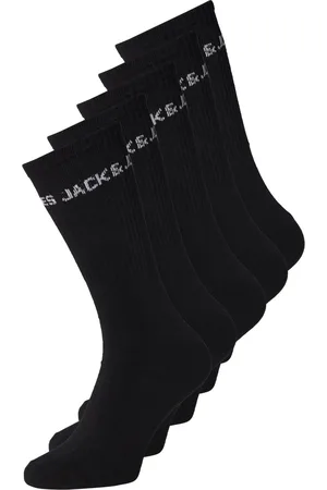 JACK & JONES JACK&JONES JUNIOR JACBASIC LOGO TENNISSOCK 5 PACK NOOS JNR Jongens Sokken