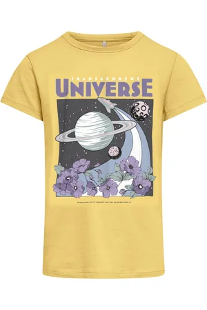 ONLY Kids KOGLUCY FIT S/S PLANET TOP BOX JRS Meisjes T-shirt