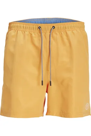 JACK & JONES Fiji Swim Solid regular fit - heren korte broek - abrikoos