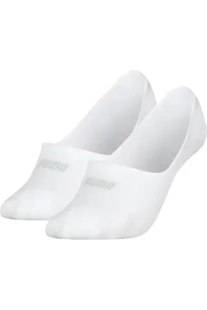 PUMA 2-paar dames sokken - Mesh Footies - Onzichtbare sokken - Kousenvoetjes - Ademende sokken voor in loafers - 42