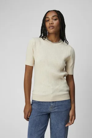Object Object Objnoelle S/s Knit T-shirt Tops & T-shirts Dames - Shirt -