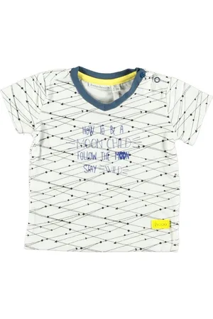 Bampidano T-shirt boys graphic allover print v-neck