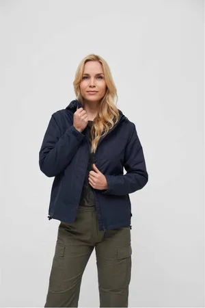 Brandit Ladies Windbreaker Frontzip Windbreaker navy XXL Polyester Dames - Basics
